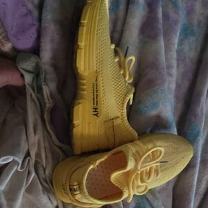 Vibrant Yellow Women's Sneakers
